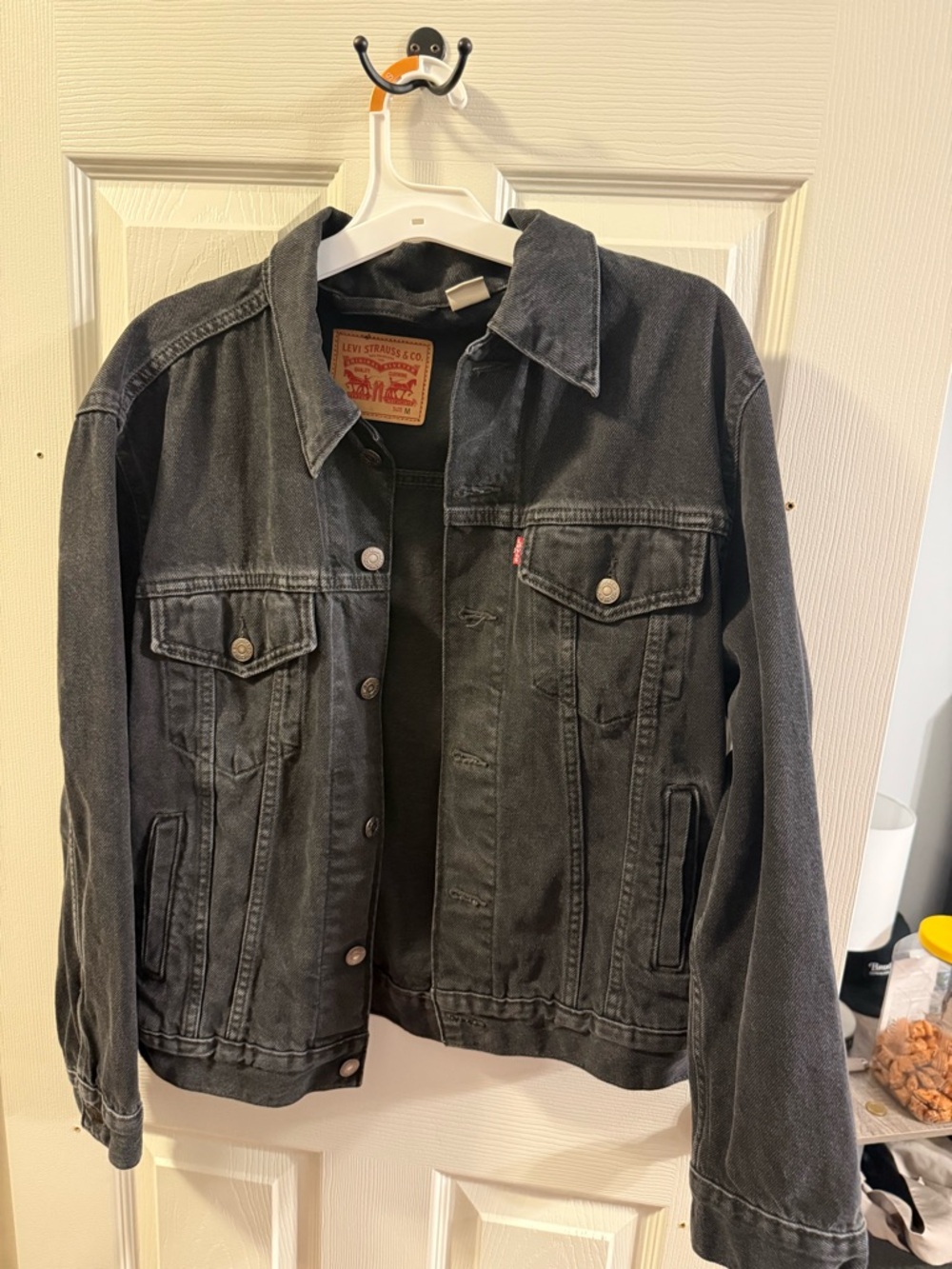 Levi's Charcoal Black Denim Jacket